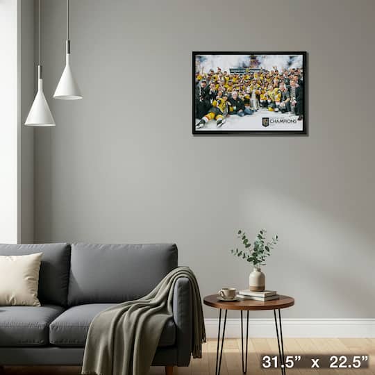 Vegas Golden Knights 20" x 29" Framed Canvas 2023 Stanley Cup 31.5" x 22.5"